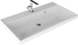 Мебельная раковина Andrea Classic 80 см белый